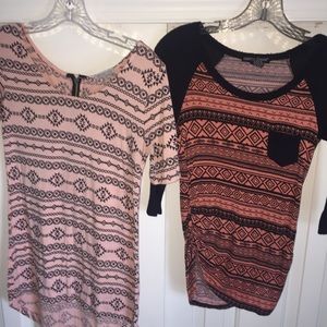 Lot of two Charlotte Russe and American Dream tops